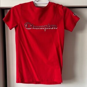 Champion Kids Bright Red Short Sleeve Tee